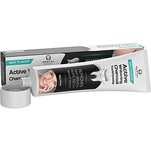 Activated-Charcoal-Teeth-Whitening-Toothpaste-DESTROYS-BAD-BREATH-Best-Natural-Black-Tooth-Paste-Kit-MINT-FLAVOR-Herbal-Decay-Treatment-REMOVES-COFFEE-STAINS-105g-37-Oz