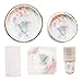 Elephant Baby Shower | Stunning Real Rose Gold Foil | Serves 16 | Elephant Party Supplies | Elephant Baby Shower or Birthday for Little Girl
