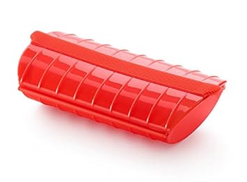 Lékué - Estuche de vapor, 1-2 personas, color rojo