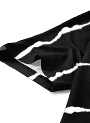 Poetsky Striped Summer Tops for Women Fashion