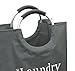 The Fine Living Co. Large 90L Printed Laundry Basket with Round Metal Handles, Large Freestanding Laundry Hamper, Collapsible and Portable Laundry Hampers Storage Bin 14