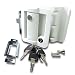 RV Travel Trailer Entry Door Lock Polar White Paddle Deadbolt