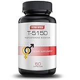 Vita Web Natural Testosterone Booster Pills for Men, 60 capsules