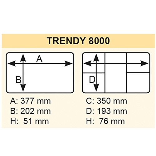 Meiho Angelkoffer Angeln Box - Trendy 8000 schwarz 42x24,5x32,6cm – Bild 3