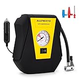 Analogue Air Compressor,AUPERTO 12V DC Tire Inflator Pump Portable -100 PSI for Compact / Midsize Sedan SUV