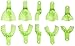 Impressive Smile Dental Impression Trays Autoclavable Central 10pcs/box(Light green)