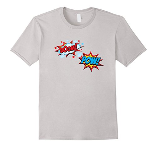 Comic Book POW Shirt, Funny BOOM Retro Superhero Costume