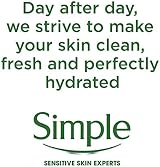 Simple Cleansing Face Wipes 7 Count Alcohol Free Gentle Refreshing Tone Makeup view 2