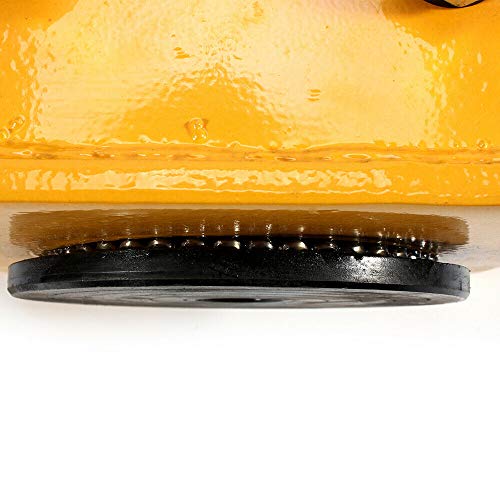 6T 4 Rollers Machinery Mover with 360°Rotation Wheel 13200 LB Industrial Dolly Skate Mover for Furniture Heavy Machinery (Yellow) - Thumbnail 5