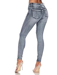 Pantalones de dama de 2.8 en cintura alta, pantalones cortados con agujero para chicas, pantalones cortados con lápiz