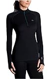 Paradox Base Layer Top for Women - Black (XL, BLACK)
