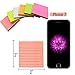Creatiburg Sticky Note Pads 1200 Sheets Lined 3x3 inches Office Self-Stick Notes 12 Pads 6 Bright Colors Easy Post Individually Wrapped Carton Packaging Office Supplies Gift Set