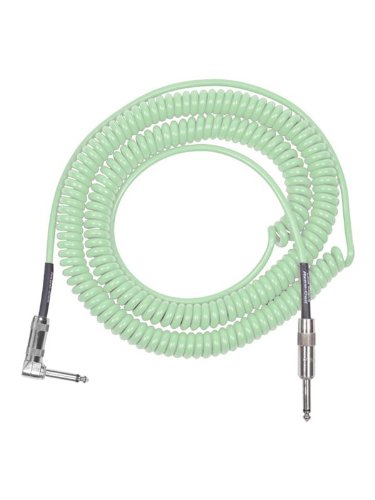 Lava Retro Coil Instrument Cable 20' Angle-Straight Surf Green