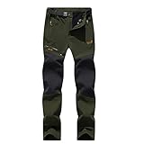 Skyinger Men's Outdoor Windproof Waterproof Softshell Fleece Snow pants