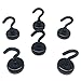 VNDUEEY Magnetic Hooks,22lb Cruise Essentials Neodymium Rare Earth Magnet Hook (42LB(6pack))