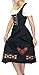 Dirndl Trachten Haus 3-Piece Long Black German Wear Party Oktoberfest Waitress Dress