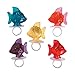 Tropical Fish Ring Suckers (12 ring pops) Party Candy
