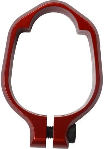 Ruger 10/22 Band Clamp CNC Machined 7075 Aluminum Anodized (Red)