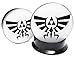 Zelda Wingcrest Triforce Ear Plugs - Acrylic Screw-On - 10 Sizes - Brand NewPair