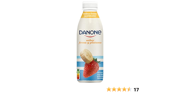 Danone para Beber Fresa Plátano 550 g : Amazon.es ...