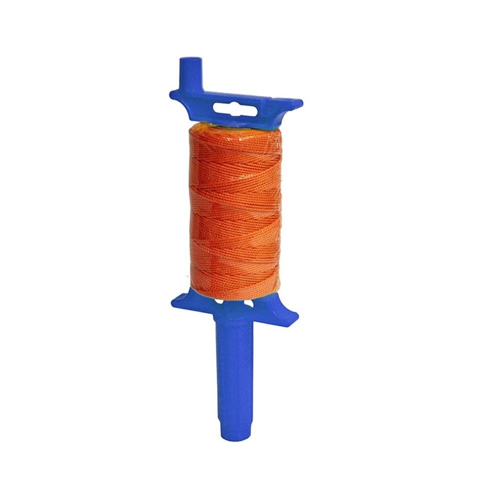Faithfull FAIBLDISPHD Brick Line Dispenser 100M (330ft) - Assorted Colours: Yellow/Pink/Orange.
