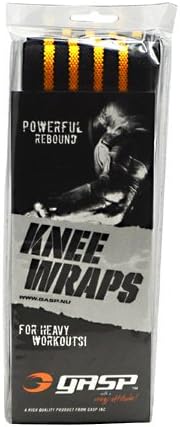 GASPGASP Knee Wraps - Black/Flame, One Size