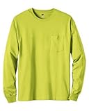 Hanes Men's Tagless 6.1 Long Sleeve With Pocket