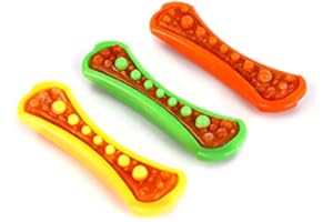 Hartz Chew 'n Clean Dental Duo Dog Treat & Chew Toy, Color Varies, Medium, 3 Pack