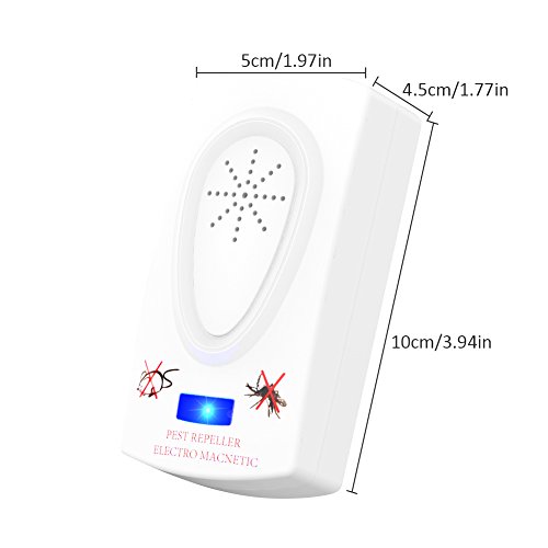 image for Pest Repeller With Night Light, Molie Ultrasonic Pest Repeller by Fini