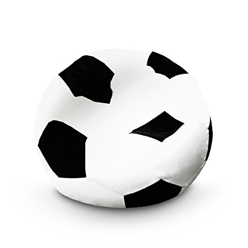 Lumaland-Poltrona-Sacco-Puff-Pouf-Palla-Pallone-da-Calcio-90-cm