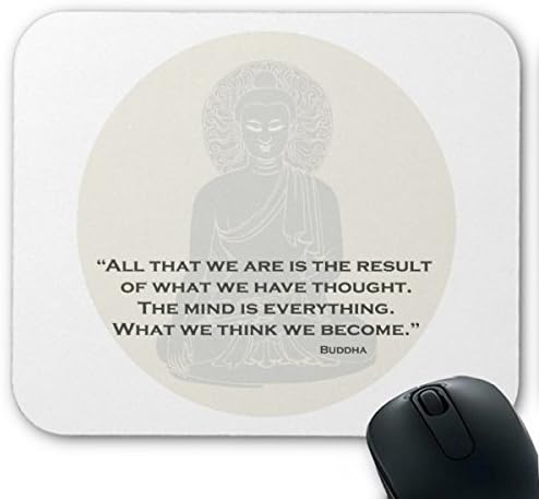 Buddha Quote 3 ~ Buddhism Inspiration Sayings Mouse Pad Personalized Rectangle Mouse Pad Oblong Gaming Mousepad Office Accessory And Gift In 9.25x7.75 Inch