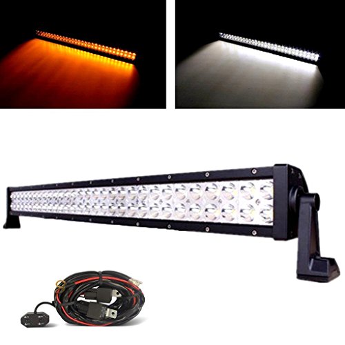 42 Inch Remote Control Amber/White LED Light Bar