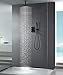 KOJOX Ceiling Rain Shower System with High Pressure 12 inch Rain Shower Head and Handheld All Metal Shower Faucet Trim with Valve Set Matte Black