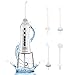 Adoric Cordless Water Flosser for Teeth Portable Dental Oral Irrigator Rechargeable with 4 Jet Tips, Teeth Cleaner for Braces, 3 Modes, IPX7 Waterproof - Upgraded Version