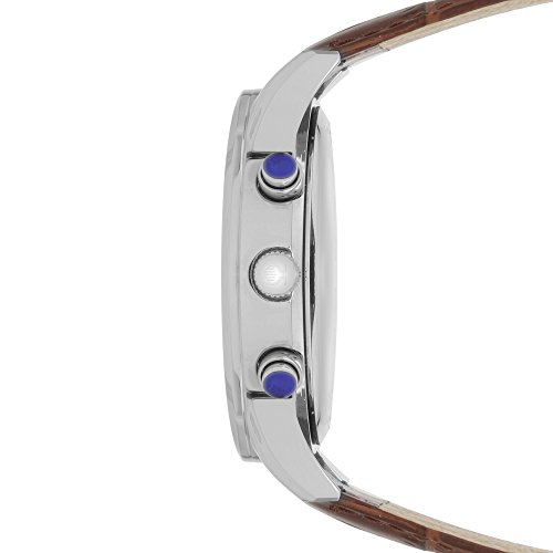Orphelia Champions League - Reloj de Pulsera para Hombre (Mecanismo de Cuarzo, Correa de Piel) - Imagen 4