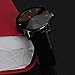 COOKI Women Quartz Watches Clearance Analog Ladies Watches Female Watches Leather Wrist Watches-H04 Black