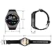 Bluetooth Smart Watch, 1.3 inches IPS Round Touch Screen Water Resistant Smartwatch Phone with SIM Card Slot,Sleep Monitor,Heart Rate Monitor and Pedometer for IOS and Android Device (Gold)