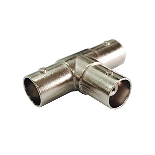 OdiySurveil (TM) 15PCS T-shape BNC 3 Way Female to Female Adapter RF Coaxial Connectors