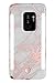 LuMee Duo Phone Case, Metallic Rose | Front & Back LED Lighting, Variable Dimmer | Shock Absorption, Bumper Case, Selfie Phone Case | Samsung Galaxy S9 Plus