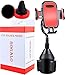 Cup Phone Holder - Smart Phone Car Mount and Air Vent Holder in Red for All Phones ,Android Phone Compatible - Adjustable Base 360 - Degree Rotation - Goose Neck - Stand Strap Easy Installment BOGALO