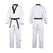 adidas Champion II Taekwondo Dobok Uniform with Black V Neck