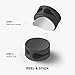 elago Cable Management Buttons - Desk Organizers, Desk Accessories, Cable Clips, Cord Organizer, Office, Home Office, 2 Cable Holding Slots, Flexible TPU, Cable Tie Included (7pcs) (Black)