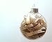 Vintage Dictionary Christmas Ornament - 2.62 Inch Glass Ornament with 1/4 Inch Strips