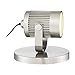 Pro Track Downey Mini Uplighting Indoor Accent Spot-Light LED Adjustable Directional Floor Plant Home Decorative Art Desk Picture Table Living Room Interior Brushed Nickel Finish 2 3/4