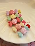 Lace Kenzola 9pc Toddler No-damage Plastic Mini Assorted Sweets Hair Barrettes Set