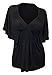 eVogues Women's Slimming V-neck Smocked Empire Waist Top