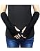 Dahlia Women's Aran Acrylic Knit Fingerless Arm Warmer Gloves