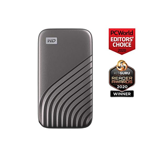 WD My Passport SSD 2 TB mobiler SSD Speicher (NVMe-Technologie, USB-C und USB 3.2 Gen-2 kompatibel, Lesen 1050 MB/s… – Bild 3