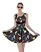 CowCow Womens Cats Kitten Meow Paw Pet Kitty Animals Claw Skater Dress, XS-5XL