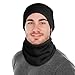 OZERO Winter Knit Hat Beanie - Warm Circle Loop Scarf 2 in 1 for Men and Women